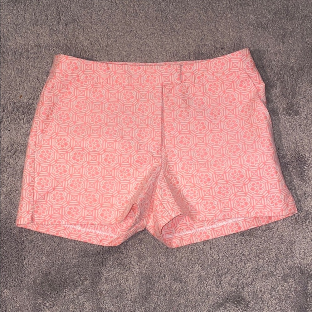 Pim + Larkin Pink Flower Shorts